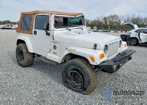 2000 Jeep Wrangler / Tj Sahara z USA, uszkodzony, nr VIN 1J4FA59S8YP773322